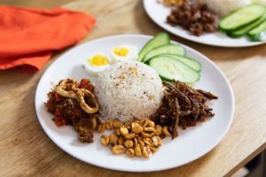delicious-nasi-lemak-pandan-with-sambal-sotong-a-flavorful-malaysian-classic